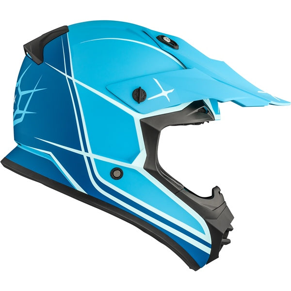 TX228 OFF ROAD HELMET (Energy Mat Blue) | CKX