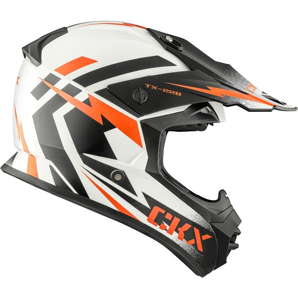 TX228 OFF ROAD HELMET (Bolt Glossy Orange) | CKX