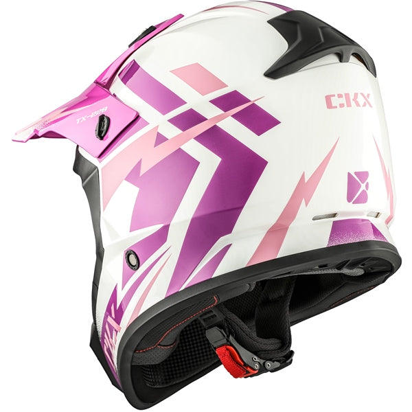 TX228 OFF ROAD HELMET (Bolt Glossy Purple) | CKX