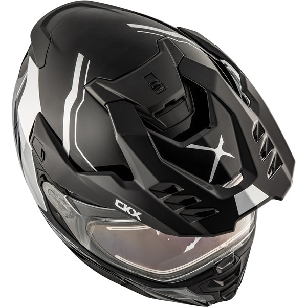 DS24 DUAL LENS ELECTRIC HELMET (Glossy Grey) | CKX