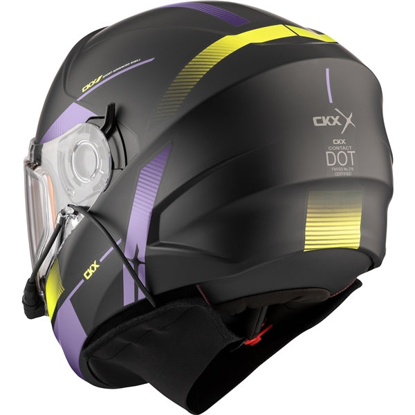 CONTACT ELECTRIC HELMET (Edge - Lime/Violet) | CKX