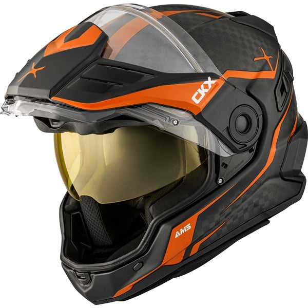 CARBON MISSION ELECTRIC HELMET (Mat Orange) | CKX