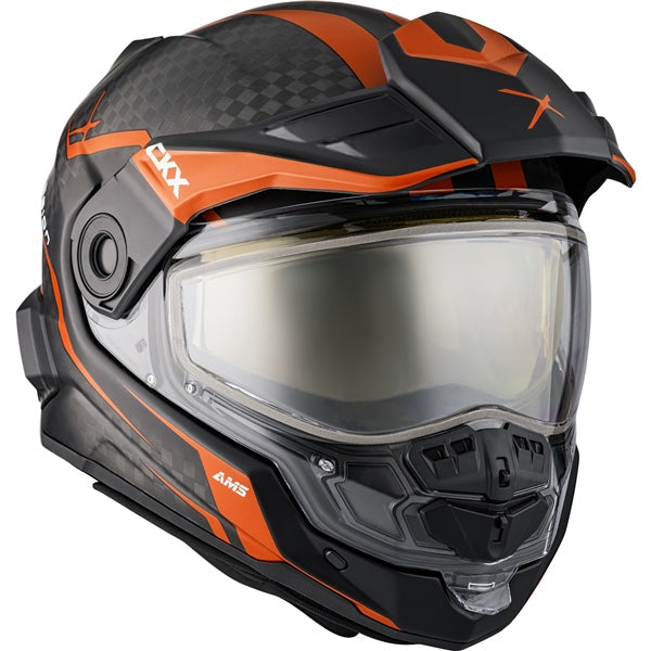 CARBON MISSION ELECTRIC HELMET (Mat Orange) | CKX