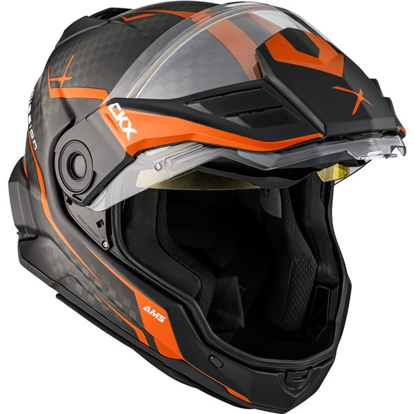 CARBON MISSION ELECTRIC HELMET (Mat Orange) | CKX