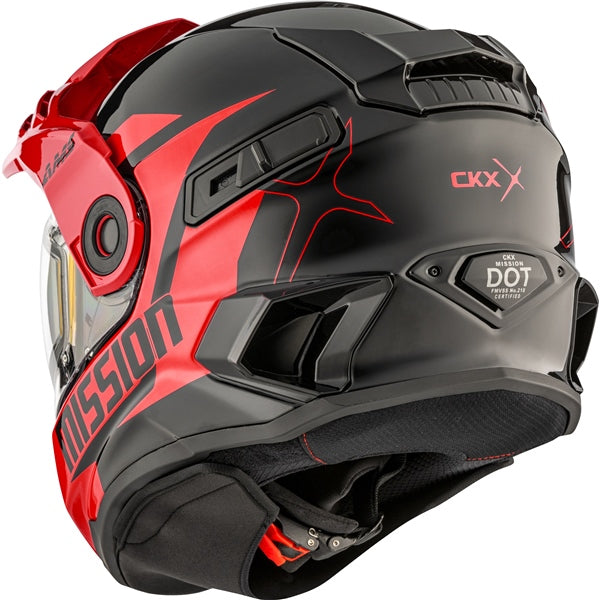 MISSION ELECTRIC HELMET (Alaska - Glossy Red) | CKX