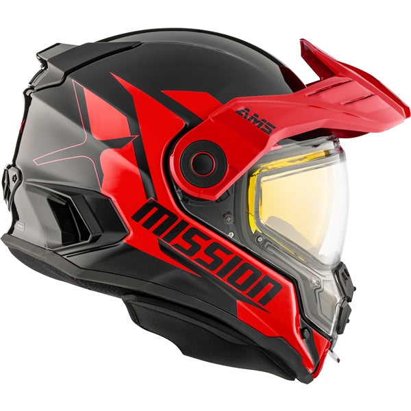 MISSION DUAL LENS HELMET (Alaska - Glossy Red) | CKX