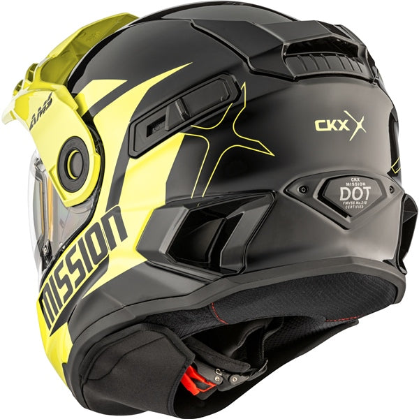 MISSION DUAL LENS HELMET (Alaska - Glossy Sunny Lime) | CKX