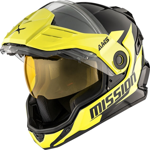 MISSION ELECTRIC LENS HELMET (Alaska - Glossy Sunny Lime) | CKX