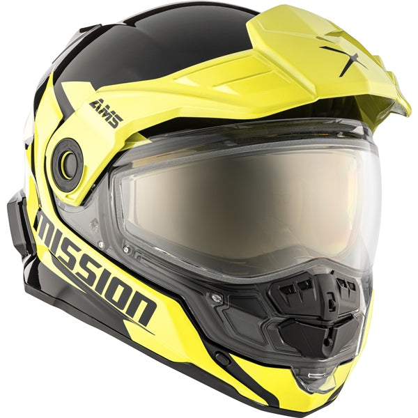 MISSION ELECTRIC LENS HELMET (Alaska - Glossy Sunny Lime) | CKX
