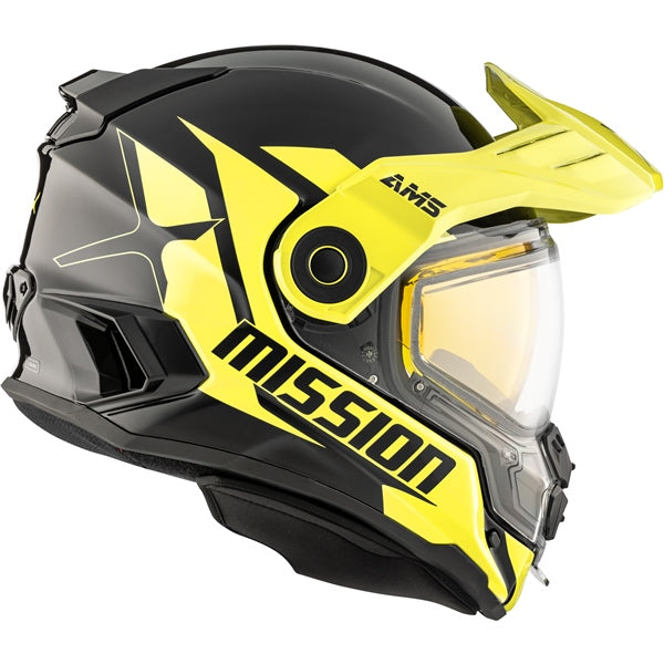 MISSION ELECTRIC LENS HELMET (Alaska - Glossy Sunny Lime) | CKX