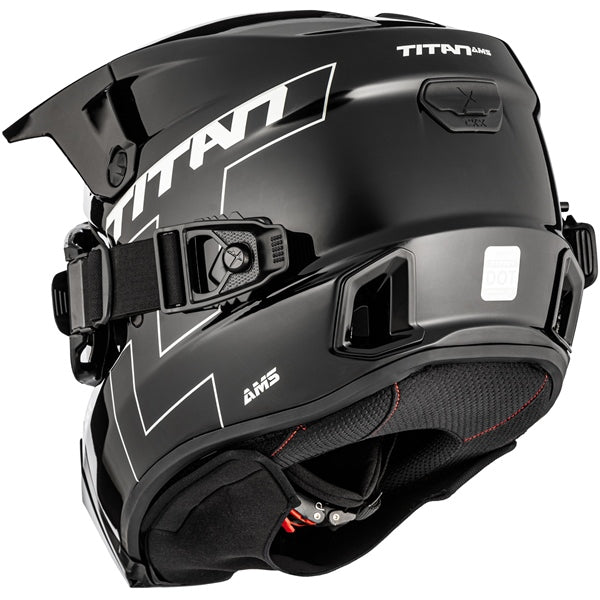 TITAN DUAL LENS WINTER HELMET (Glossy Black) | CKX