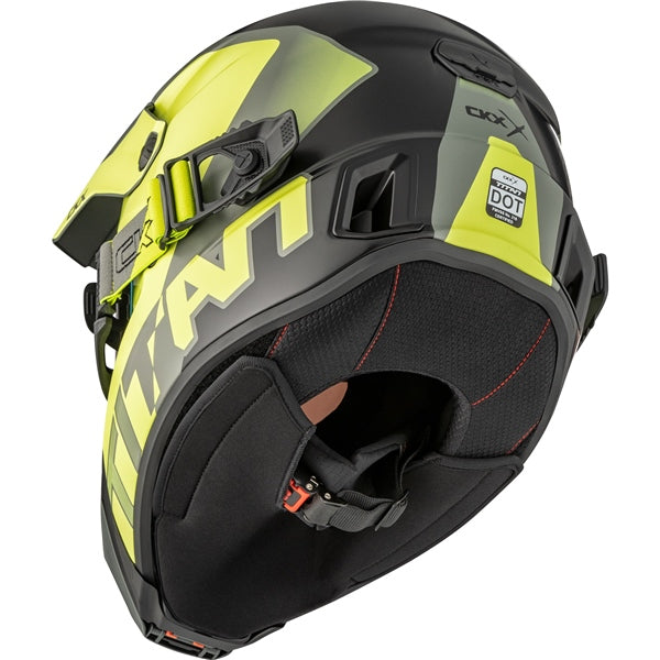 TITAN DUAL LENS WINTER HELMET (Nunavut Mat Sunny Lime) | CKX