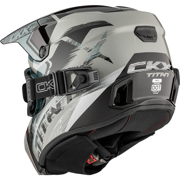TITAN DUAL LENS WINTER HELMET (Concordia Glossy Grey) | CKX