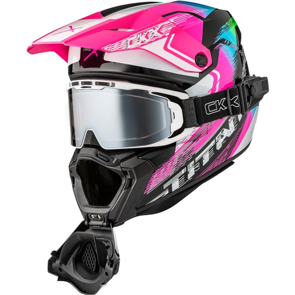 TITAN DUAL LENS WINTER HELMET (Concordia Glossy Pink) | CKX