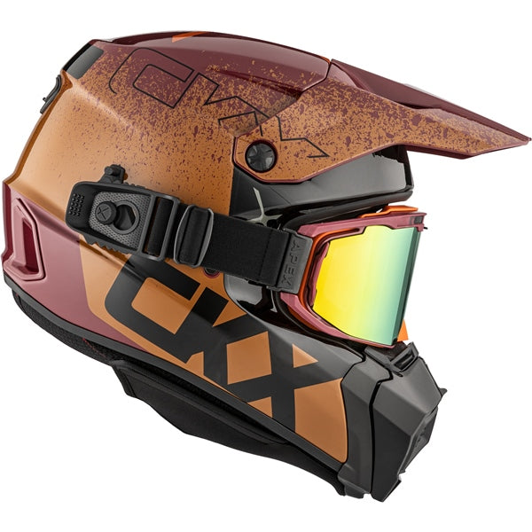 TITAN DUAL LENS WINTER HELMET (Vaneer Glossy Pecan) | CKX
