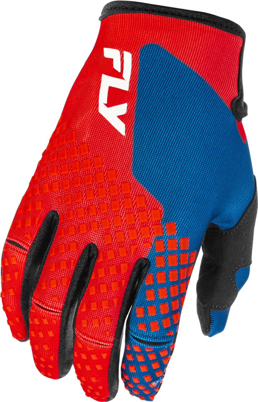 KINETIC MX GLOVES (Red/White/Blue) | FLY RACING