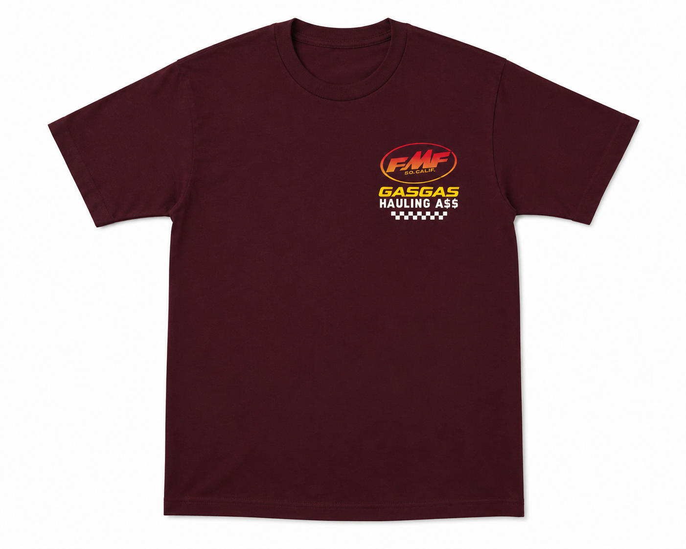MIXIN GAS T-SHIRT (MAROON) | GASGAS