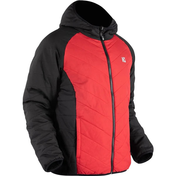 MENS PHASE JACKET (BLACK/RED) | CKX, reversible and insulated jacket for cold weather and outdoor activities.