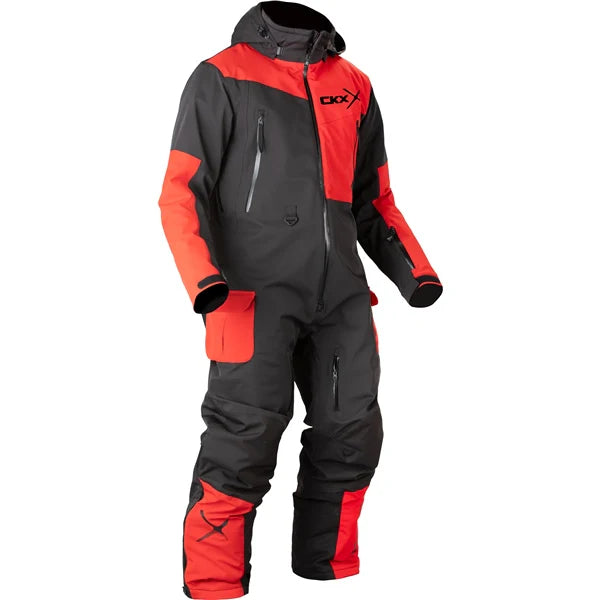 MENS YUKON (SCARLET) | CKX warm winter suit featuring T4-Flex fabric and adjustable hood.