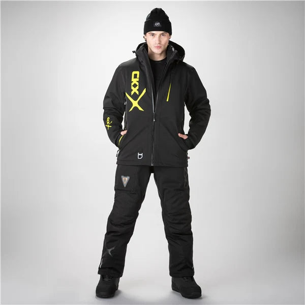 MEN'S ALASKA WINTER JACKET (Black/Yellow) | CKX