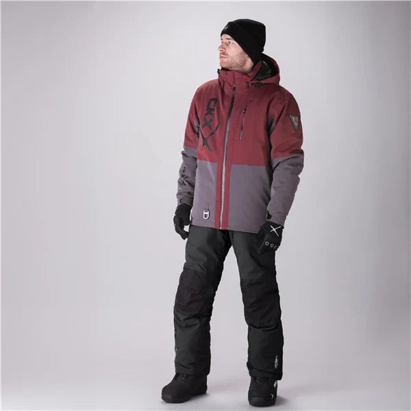 MENS ALASKA JACKET (TAWNY/GREY) | CKX worn by a model in a studio setting.
