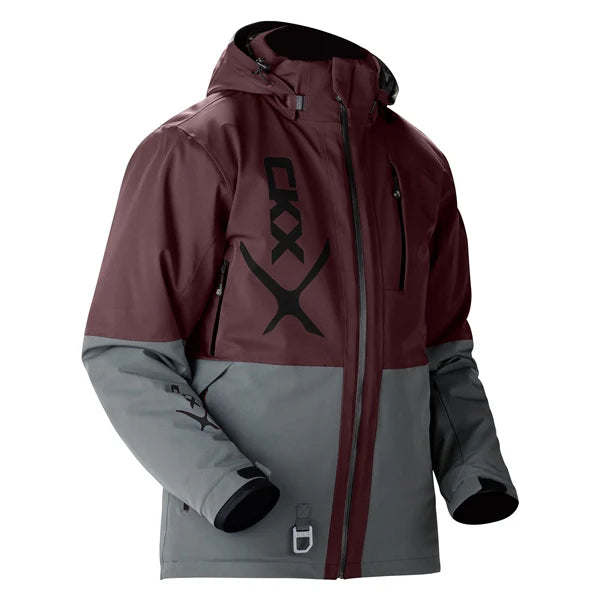 MENS ALASKA JACKET (TAWNY/GREY) | CKX featuring T4-Flex fabric and PrimaLoft insulation, designed for outdoor performance.