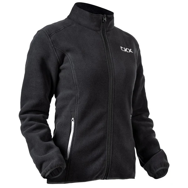 MENS FLEECE KELCY JACKET (BLACK) | CKX in black 100% polyester fleece with zippered pockets and embroidered logo.