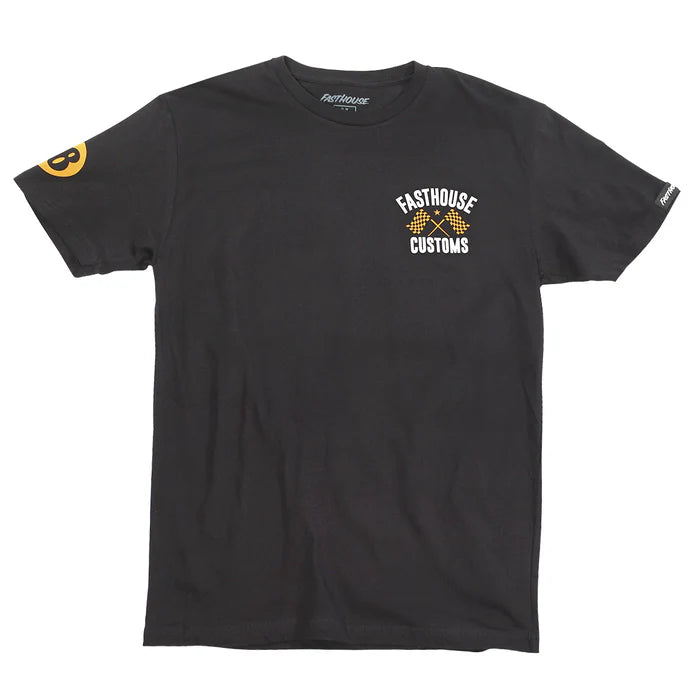 68 TRICK SS TEE (Black/Vintage Gold) | Fasthouse