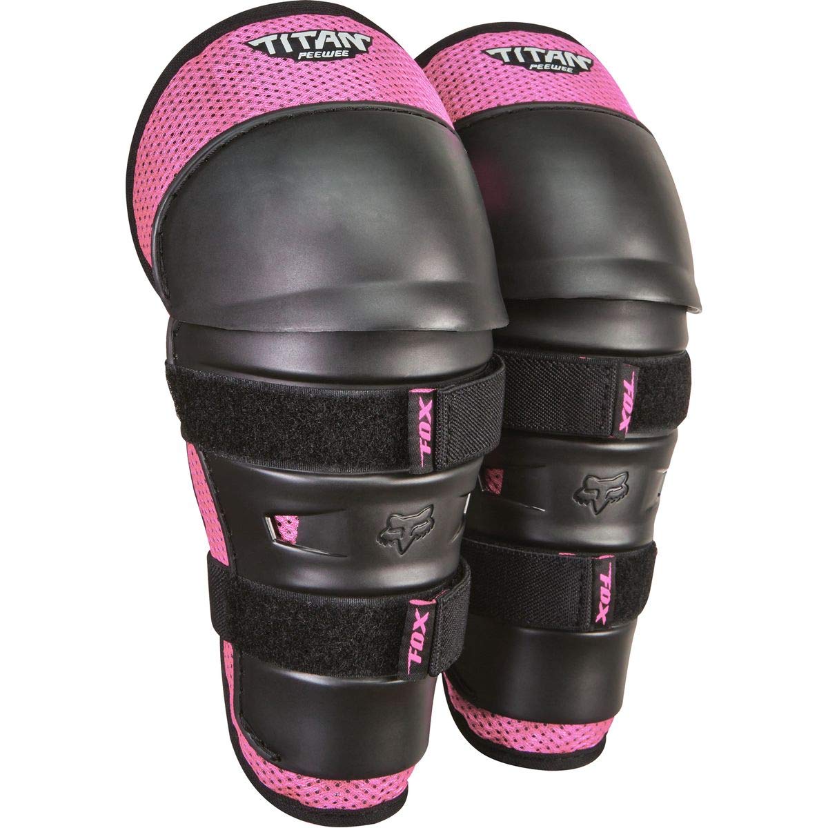 PEEWEE TITAN KNEE/SHIN GUARD (BLACK/PINK) | Fox Racing