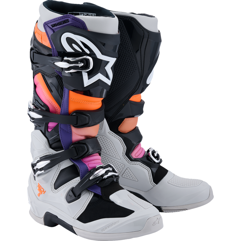 TECH 7 OFF ROAD BOOT (Black/Grey/Orange) | ALPINESTARS