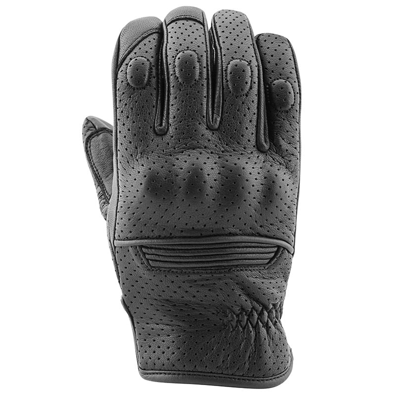 STRAIGHT SAVAGE LEATHER GLOVES (Black) | Speed and Strength