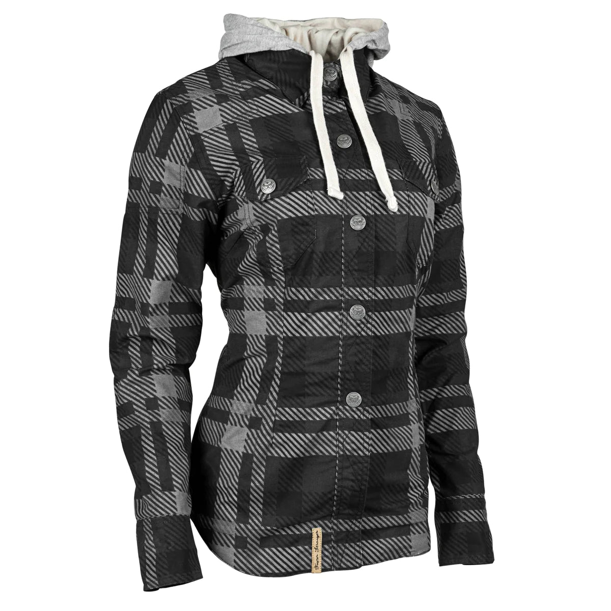 WOMENS TRUE ROMANCE ARMOURED MOTO SHIRT (Black) | Speed and Strength