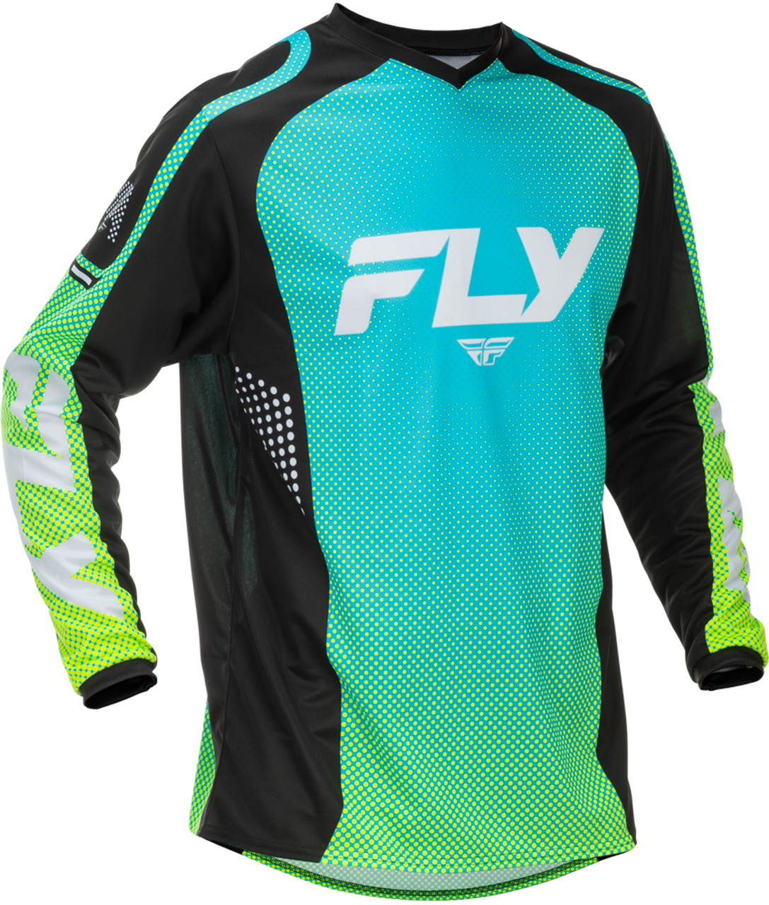F-16 JERSEY (Aqua/Black/White) | FLY RACING