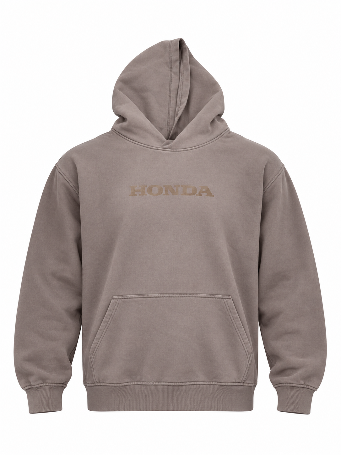 VINTAGE WASH PULLOVER HOODIE (BROWN) | HONDA