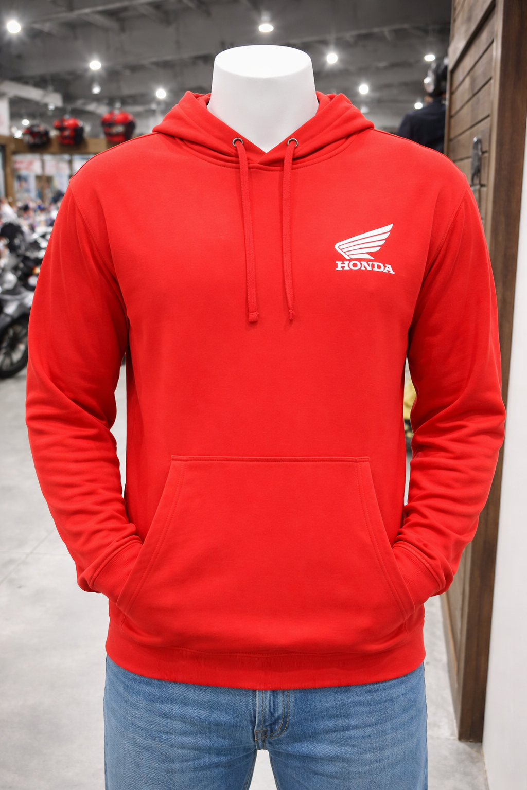 LIGHTWEIGHT HONDA HOODIE (Red) | TNT