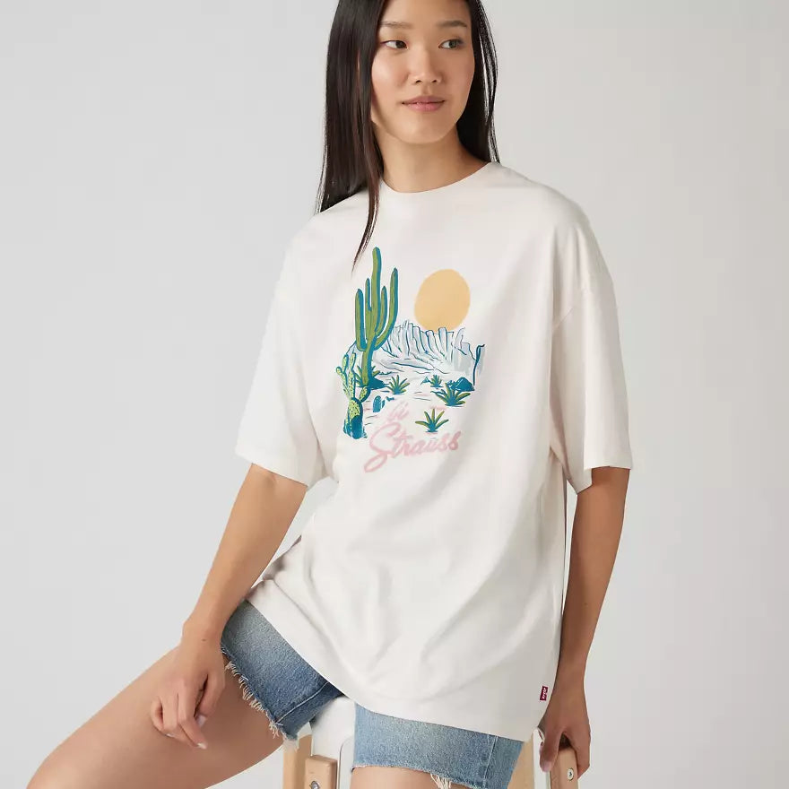 WOMEN'S GRAPHIC SHORT STACK TEE (Americana Desert) | LEVI'S