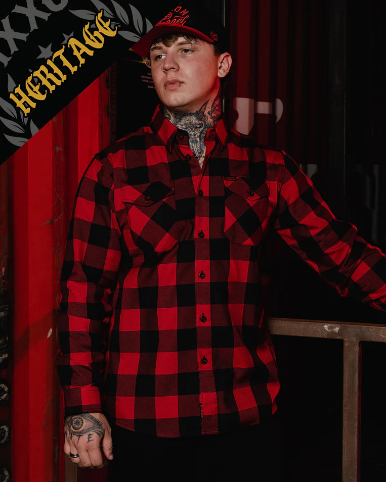RED RUM HERITAGE FLANNEL | DIXXON
