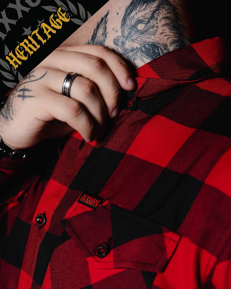 RED RUM HERITAGE FLANNEL | DIXXON
