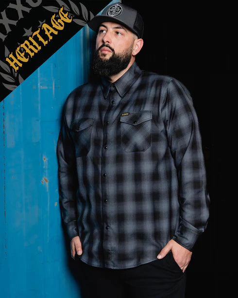 THE STORM HERITAGE FLANNEL (Grey) | DIXXON