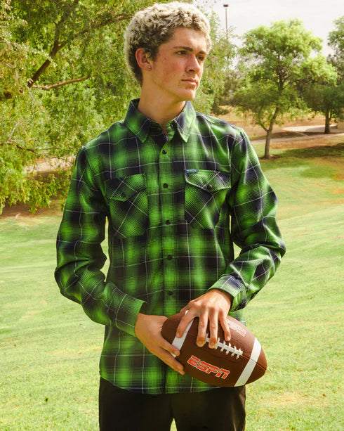 THE LEGION FLANNEL (Blue/Green) | DIXXON