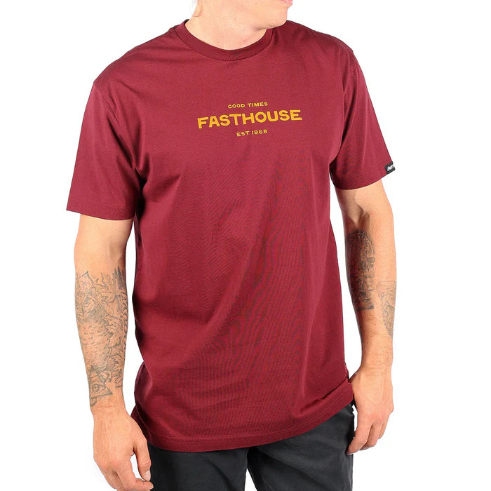 ANCHOR SHORT SLEEVE T-SHIRT (Maroon) | FASTHOUSE