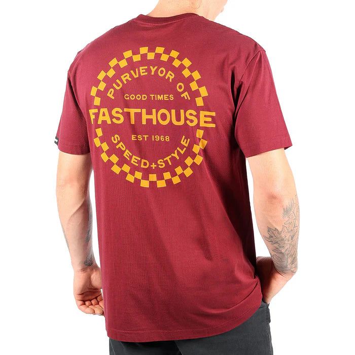 ANCHOR SHORT SLEEVE T-SHIRT (Maroon) | FASTHOUSE