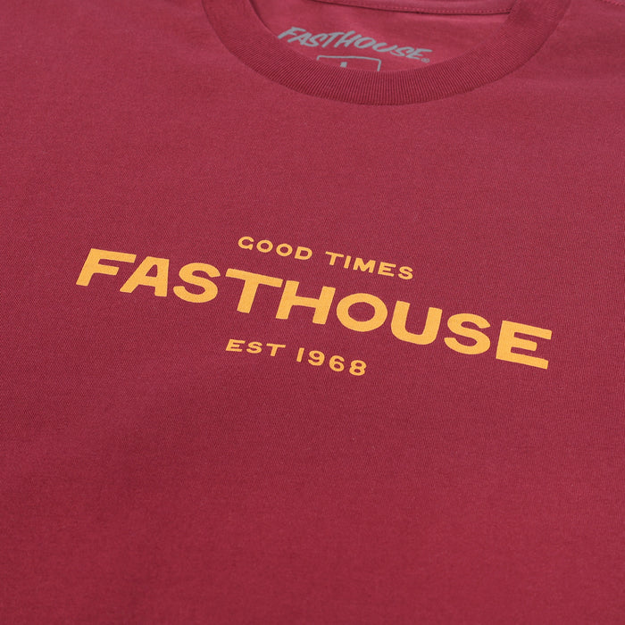 ANCHOR SHORT SLEEVE T-SHIRT (Maroon) | FASTHOUSE