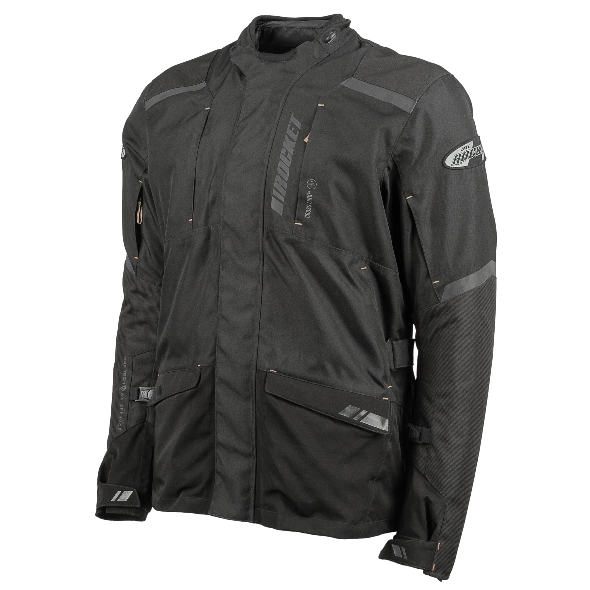 MEN'S BALLISTIC WATERPROOF ADVENTURE JACKET (Black) | Joe Rocket