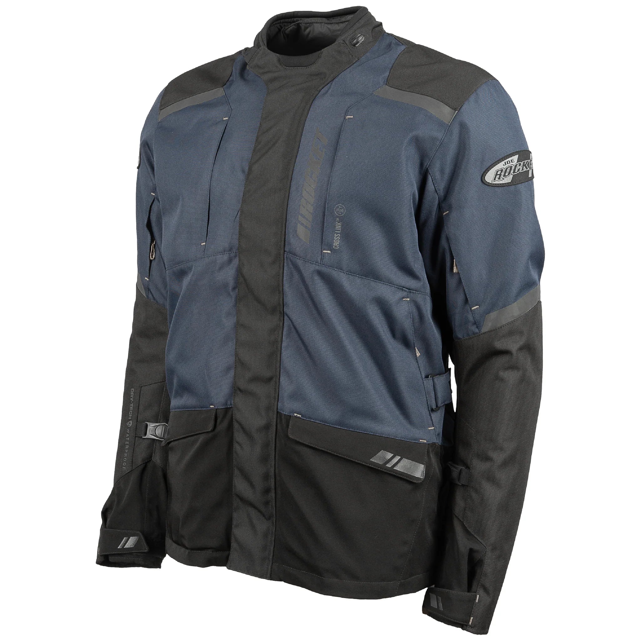 MEN'S BALLISTIC WATERPROOF ADVENTURE JACKET (Navy) | Joe Rocket