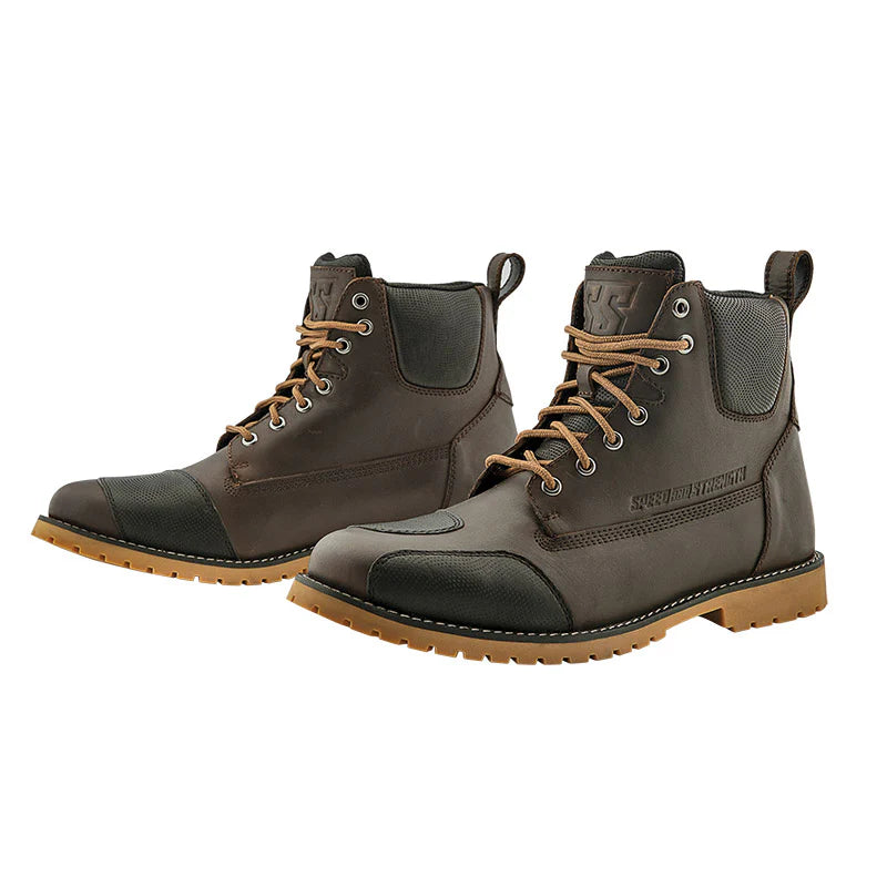 CALL TO ARMS MEN'S LEATHER BOOTS (Brown/Black) | Speed and Strength