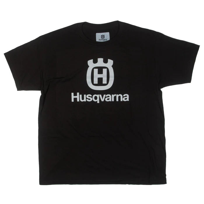 STACKED LOGO TEE (Black) | HUSQVARNA