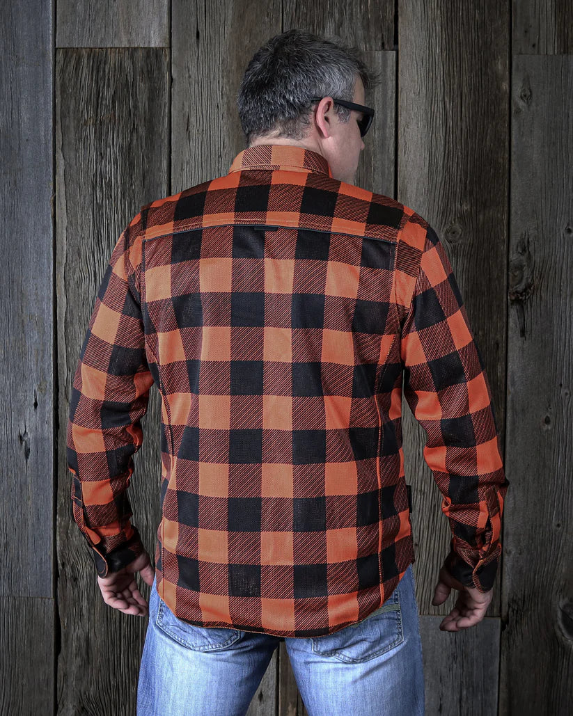 MENSCORNELL MESH MOTO JACKET (Orange) | Helgrade