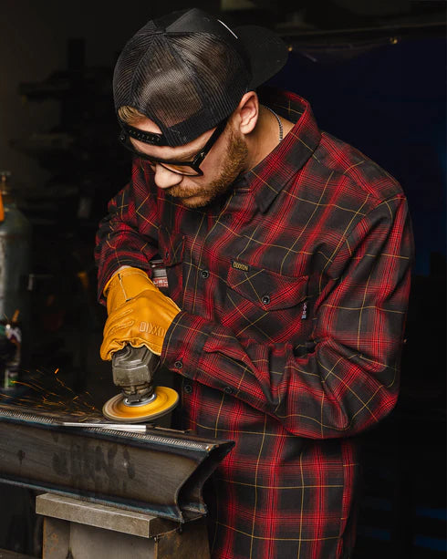 MEN'S DIABLO FR FLANNEL (Red/Black) | DIXXON