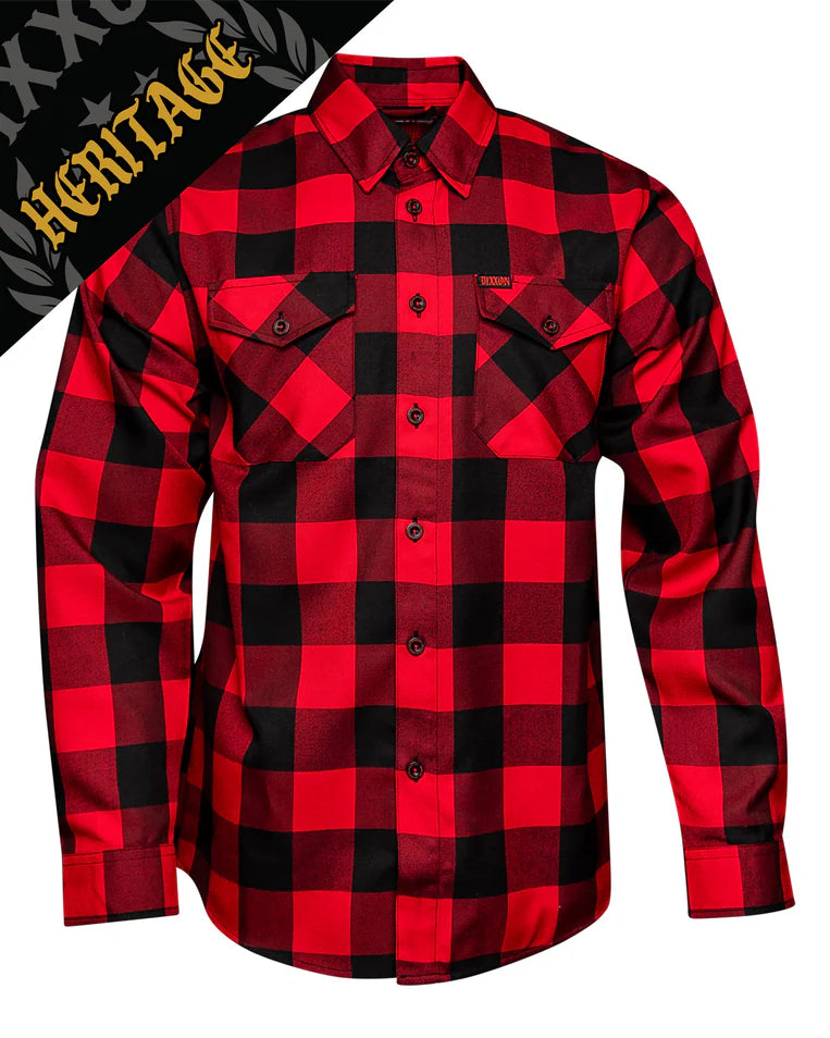 RED RUM HERITAGE FLANNEL | DIXXON